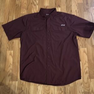 Ariat Red Casual Button Down Shirt Timeless Design